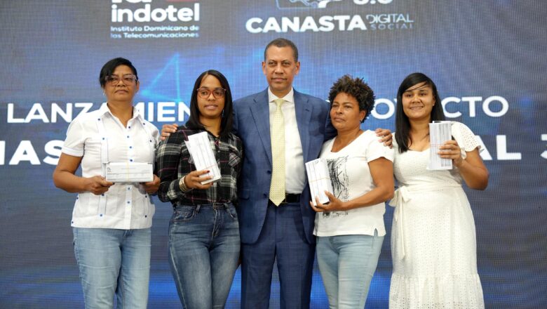 Indotel lanza proyecto Canasta Digital Social 3.0; beneficiará a 5,000 personas con acceso conectividad y alfabetización digital