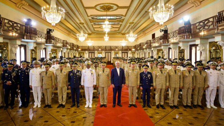 Presidente Abinader dice que gracias al fortalecimiento y trabajo de las Fuerzas Armadas y la Policía Nacional la República Dominicana se consolida como un faro de paz en la región