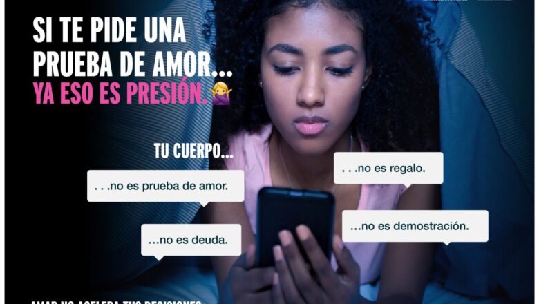 Ministerio de la Mujer lanza campaña “Vamo´ a querernos sin presión”
