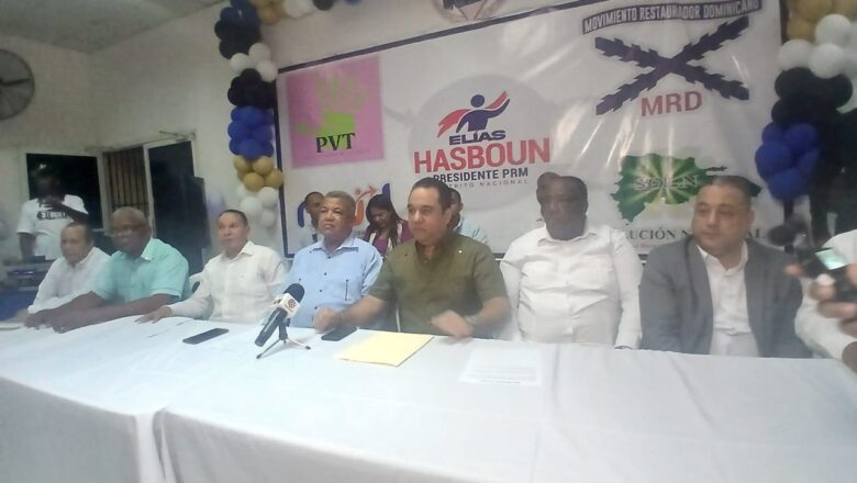 Elías hasboun recibe apoyo de 4 fuerzas políticas para la presidencia del D.N por el PRM