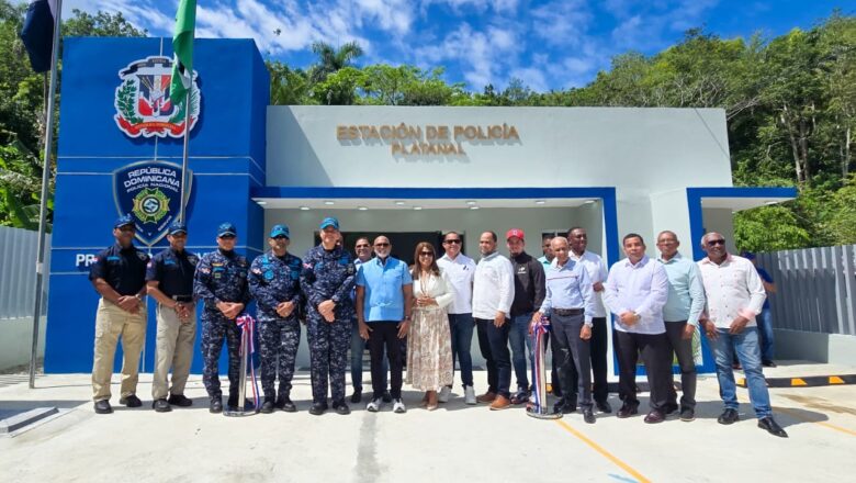 Estado Dominicano entrega nuevas estaciones policiales en Platanal y Caballero para fortalecer la seguridad ciudadana
