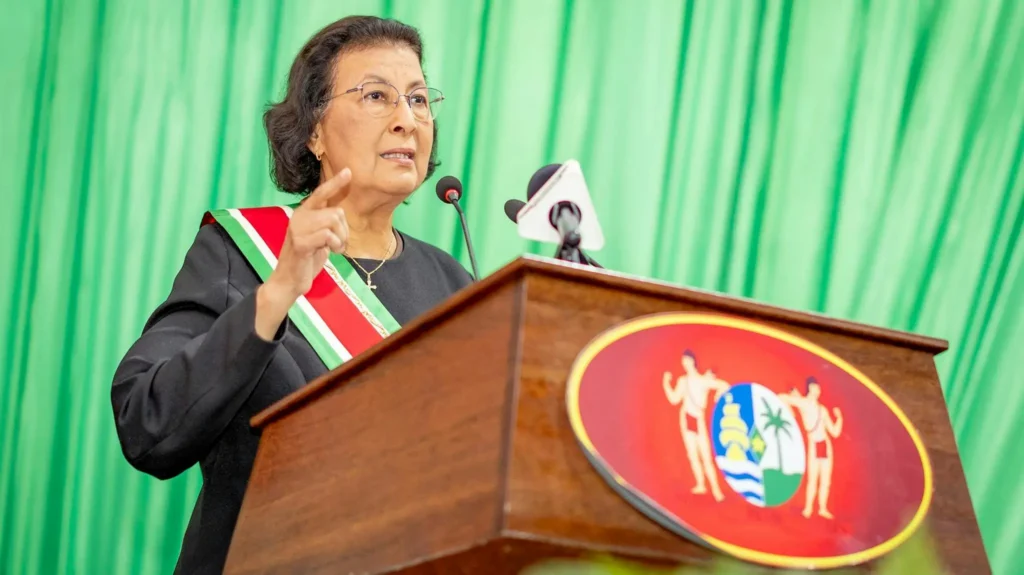 Presidenta de Surinam llegará a República Dominicana este sábado; será recibida por el presidente Luis Abinader en el Palacio Nacional el lunes