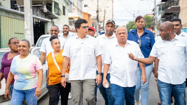 Fellito Suberví afirma más de 50 mil personas se beneficiarán con nueva red sanitaria y con “gigante cisterna”, en Villa Juana