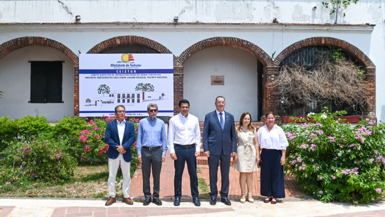David Collado deja iniciada restauración de Casa Aybar, en Ciudad Colonial.