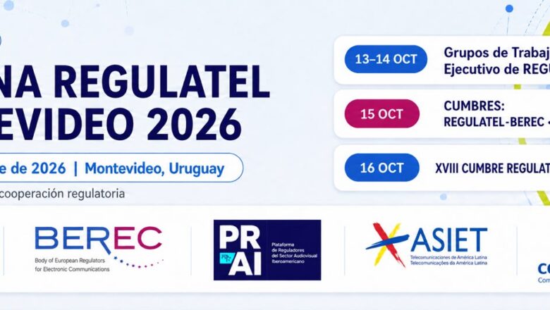 Montevideo será epicentro del diálogo regulatorio regional durante la Semana REGULATEL 2026 