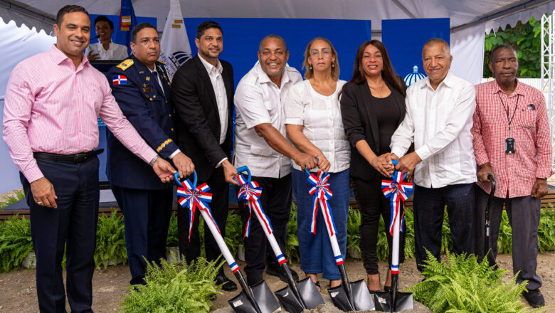 José Andújar encabeza primer palazo para la construcción de estación policial en Hatillo con inversión de RD$22 millones