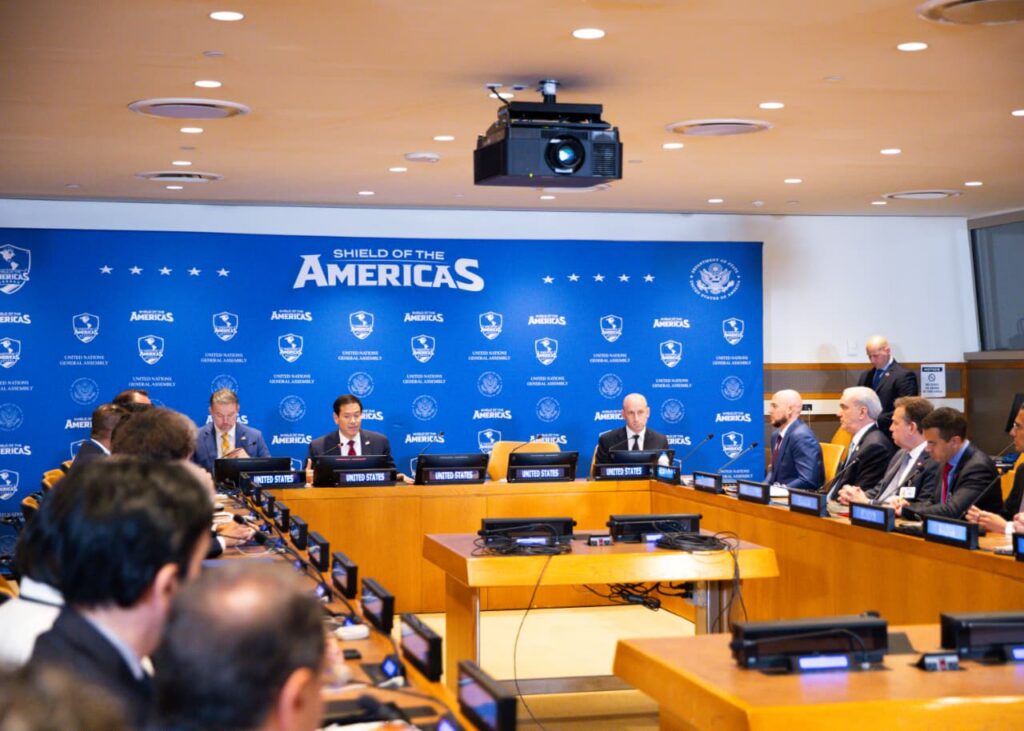 Presidente Abinader participa junto a otros mandatarios de la región en encuentro de la iniciativa Escudo de las Américas encabezado por el presidente de EE. UU., Donald Trump