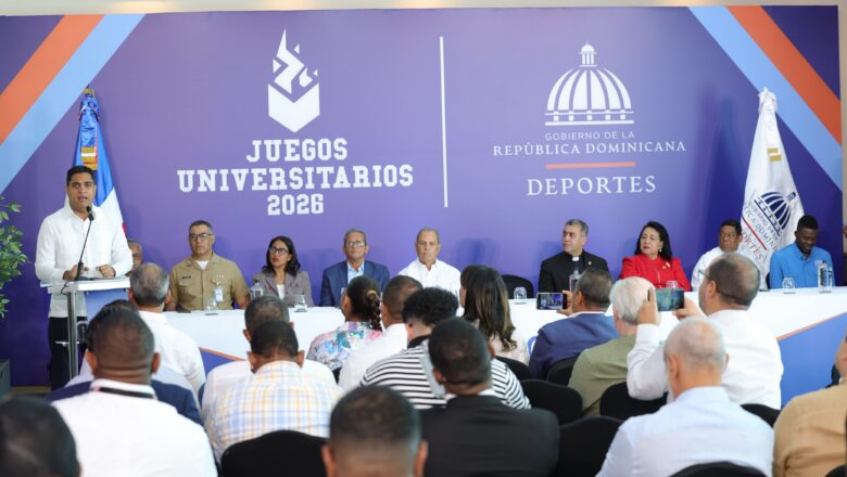 Ministro Kelvin Cruz anuncia Juegos Deportivos Universitarios 2026
