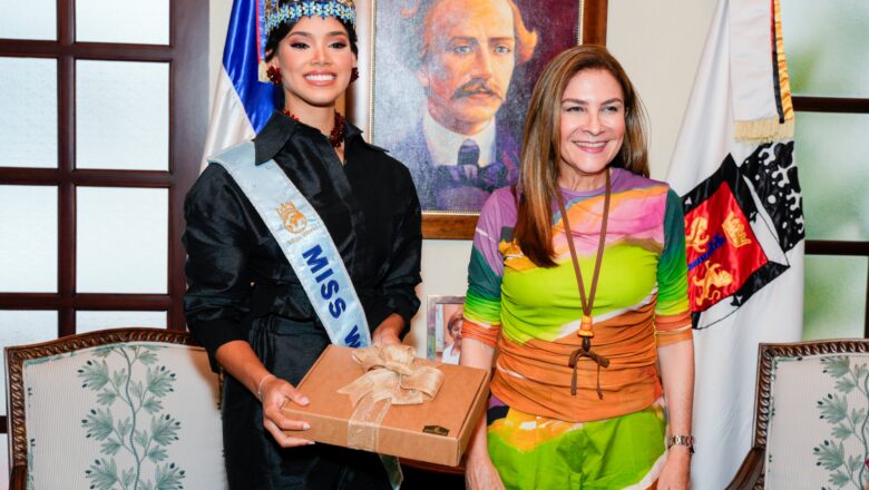 Carolina Mejía reconoce como hija adoptiva de Santo Domingo a Joheirry Mola, Miss Mundo 2026