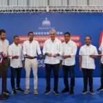 Presidente Abinader inaugura techados del polideportivo del Club Los Restauradores y del Instituto Tecnológico Fabio Amable Mota en Los Mina Sur